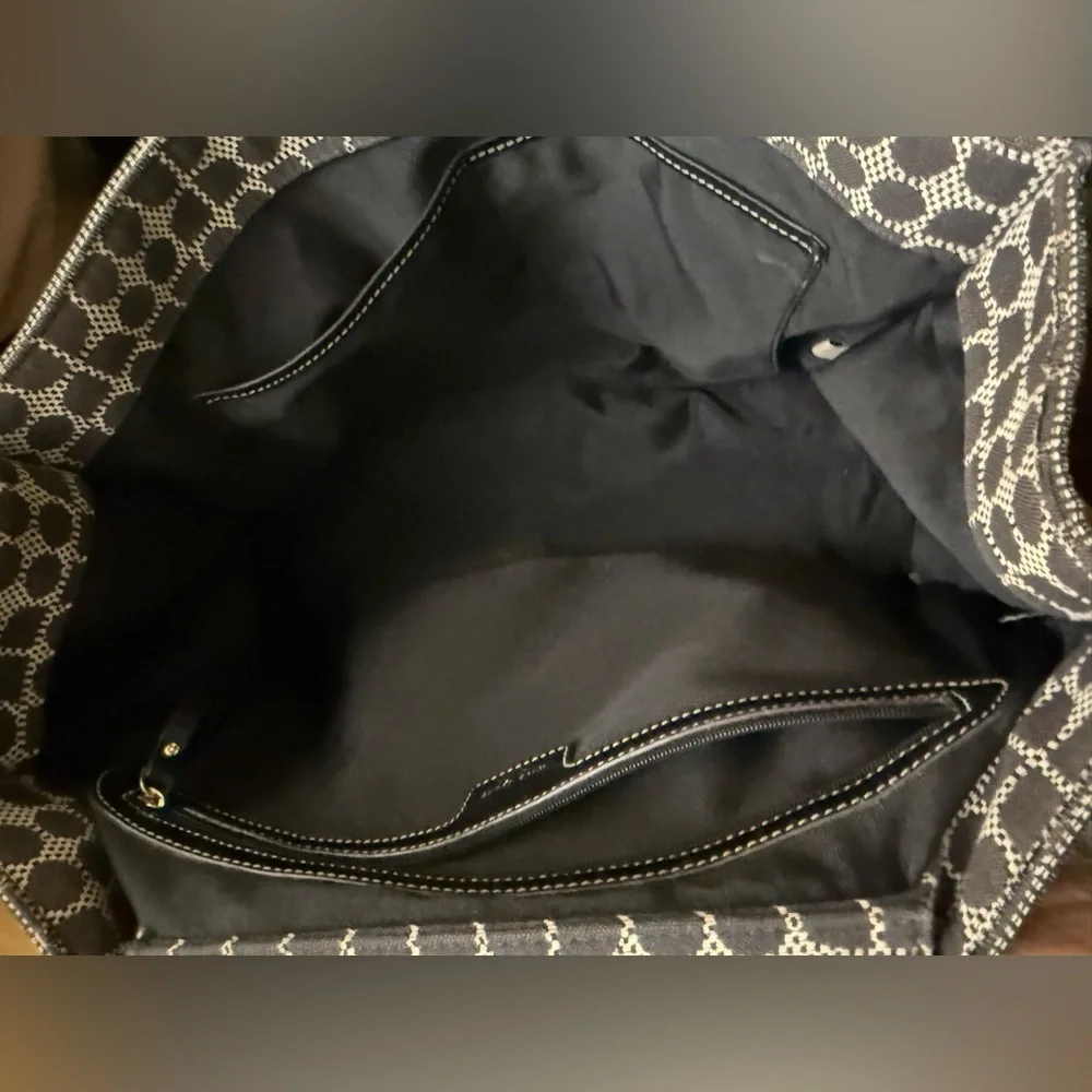 Kate‎ Spade Stylish Black and Cream Large Tote Bag